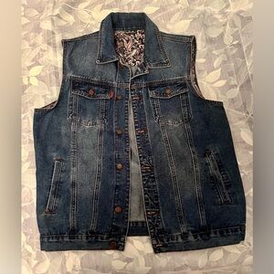 Men's Jeans vest size XL